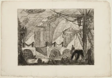 The Sawhorse (plate 12 from Imaginary Prisons)