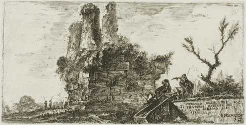 Tomb of the Three Curiatii Brothers in Albano, plate 27 from Some Views of Triumphal Arches and Other Monuments