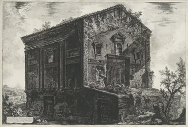 Tomb of Aspasia Annia Regilla in Rome (series title: Views of Rome)