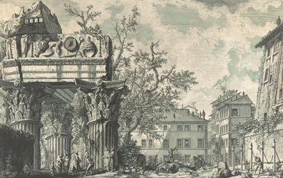View of the Temple of Jupiter Tonans