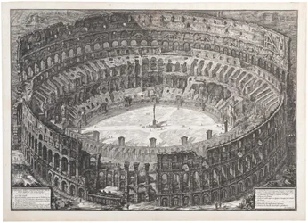 View of the Flavian Amphitheater Called the Colosseum