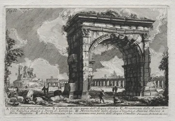 View of the Arch of Gallienus