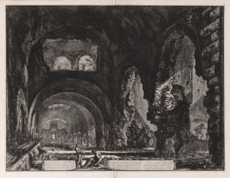 Internal View of the Villa of Maecenas