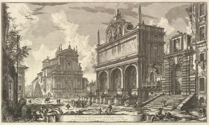 View of the Fountainhead of the Acqua Felice..., from Vedute di Roma (Roman Views)