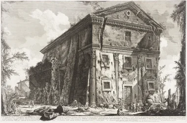 View of the Temple of Bacchus