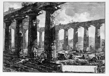 View of the Temples of Paestum