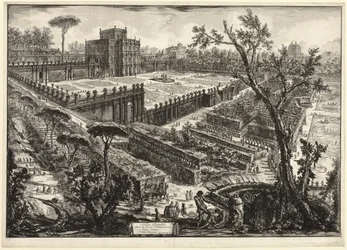 Villa Pamphili outside Porta S. Pancrazio, from Views of Rome