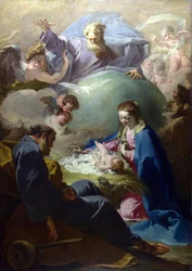 The Nativity with God the Father and the Holy Ghost, c.1740
