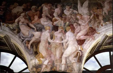 Goddesses Dancing (detail)