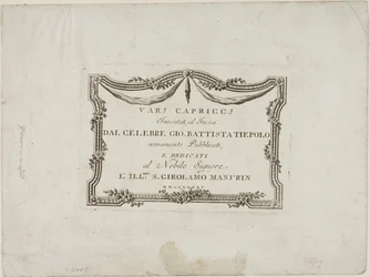 Frontispiece from Capricci