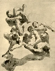 Giants fighting