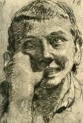 Head of a Laughing Boy