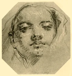 Head of a Woman, c1739-c1744, 1928