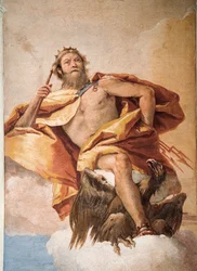 Jove the Thunderer with Eagle from the Room of Olympian Deities in the Foresteria (Guesthouse)