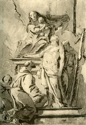 Madonna enthroned with Saints