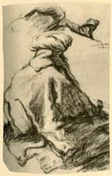 Oriental Seated, c1740s, 1928