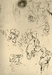 Satyr Herms and Oriental Heads