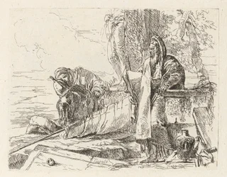 Standing Philosopher and Two Other Figures (from Various Capriccios)