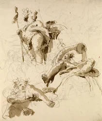 Three Studies of the God Bacchus
