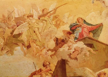 Translation of the Holy House from Nazareth to Loreto (detail)