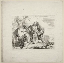Various Caprices: The Young Soldier and the Astrologer, 1785
