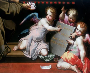 Lower Right Detail of the Concession of the Indulgence of the Porziuncola