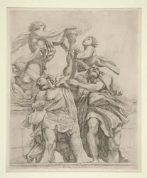 Two Apostles and Three Angels