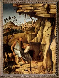 Saint Jerome in the Desert by Giovanni Bellini