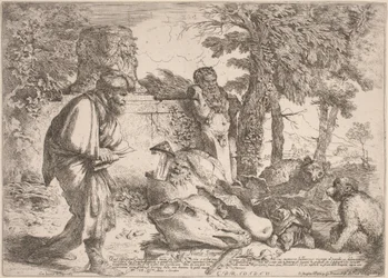 Diogenes Searching for an Honest Man