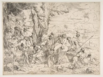 Laban Searching for Idols Among Jacob