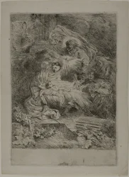 The Nativity with God the Father and Angels