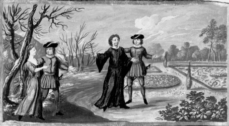 Decameron, A necromancer makes the winter garden bloom. Tenth day, story 5
