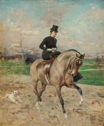Horsewoman: Alice Régnault on Horseback