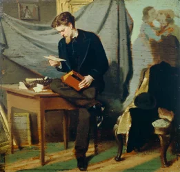 Lanfredini self-portrait, circa 1866, by Giovanni Boldini