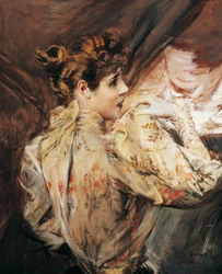 Portrait of Eleonora Duse, Italian actress