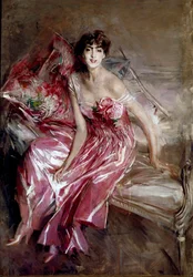 Portrait of Madame Olivia Concha de Fontecilla or the Lady in Pink