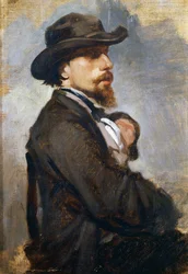 Portrait of the Italian painter Vincenzo Cabianca