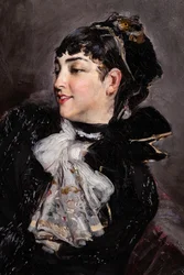 The Countess of Rasty on the Sofa (detail)