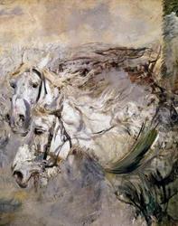 Two White Horses