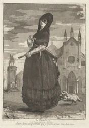 Le Zendale (Woman in a Hood, or the Woman Returning from Church)