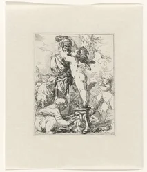 Putti Offering to the God Terminus