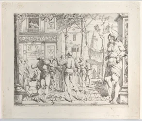 The Martyrdom of Saint Christopher, Secondo Quadro, 1776