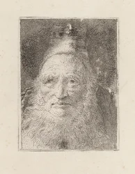 Bearded Old Man with a Hat, from the Raccolta di Teste (Collection of Heads)