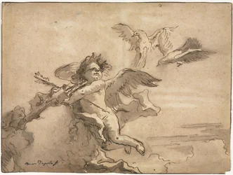 Cupid Blindfolded and Two Doves, 1757 or after