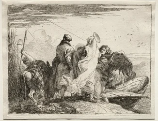 Flight into Egypt: The Holy Family Leaving the Shore