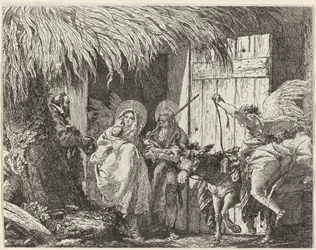 Joseph and Mary Prepare to Leave