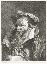 Man with Satyr Head on Buckle (Collection of Heads)