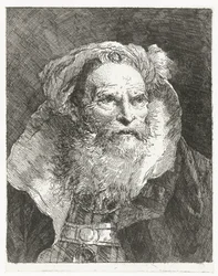 Man with Turban and High Collar