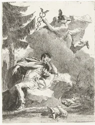 Mercury Appears to Aeneas in His Dream
