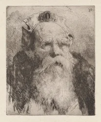 Old Man with Beard, from the Raccolta di Teste (Collection of Heads)